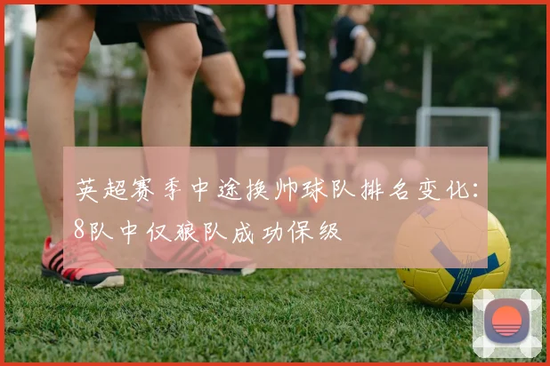 英超赛季中途换帅球队排名变化：8队中仅狼队成功保级